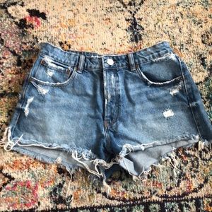 Zara Denim Cutoff Shorts